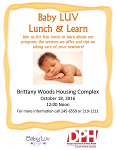 Baby LUV Lunch Learn