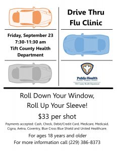 Tift County Drive Thru Flu Clinic