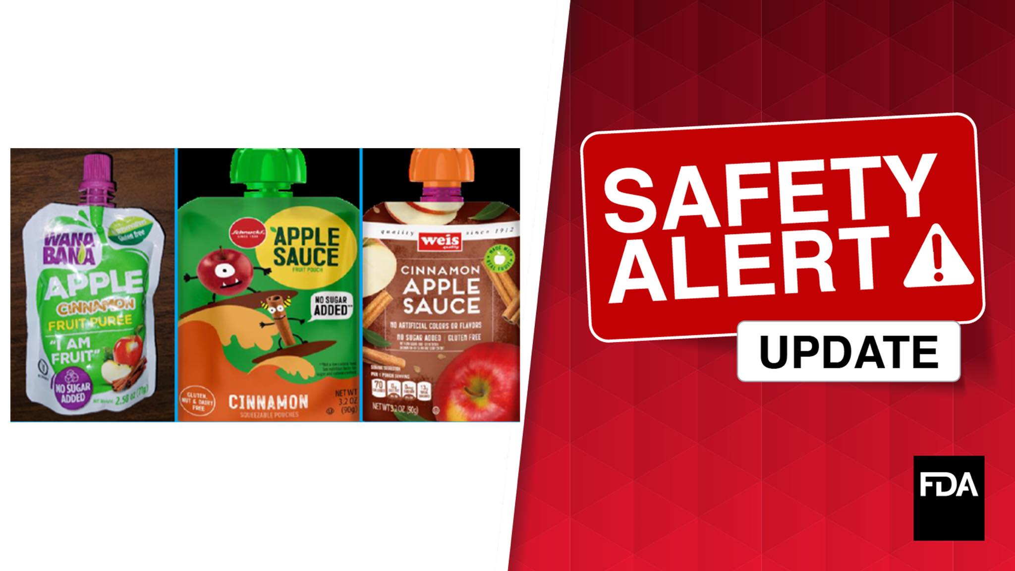 DPH Investigating Possible Lead Poisoning from Cinnamon Applesauce Pouch Products